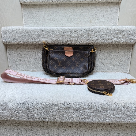 Louis Vuitton Monogram Multi Pochette Accessories Rose Clair - Picture 13 of 15